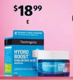 ALDI Neutrogena Hydro Boost Hyaluronic Acid Water Gel Moisturiser offer
