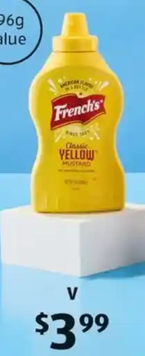 ALDI Frenchs Classic Yellow Mustard offer
