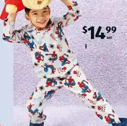ALDI Childrens Licensed Flannelette PJ Set offer