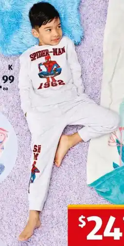 ALDI Childrens Licensed Sweat Top or Pants offer