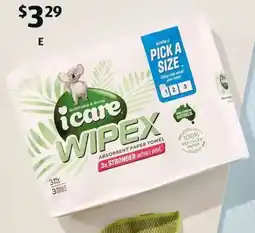 ALDI iCare Wipex Paper Towel offer