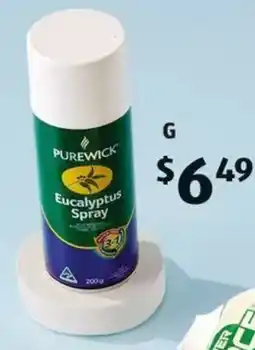 ALDI Eucalyptus Spray offer