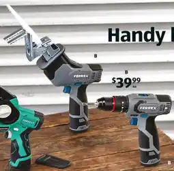 ALDI 12V Reciprocating Saw or Impact Drill offer