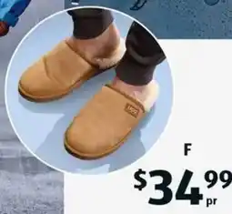 ALDI Ugg Adults Scuff Slippers offer