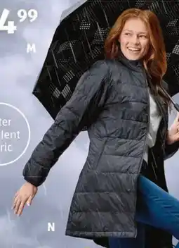 ALDI Longline Down Jacket offer