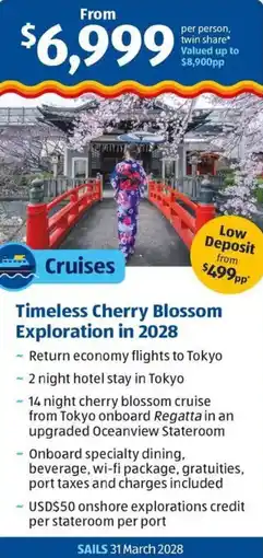 ALDI Timeless Cherry Blossom Exploration in 2028 offer