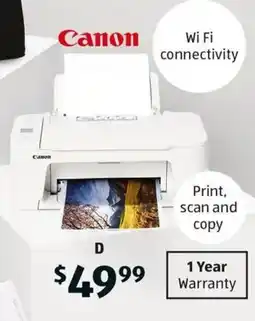 ALDI Canon pixma ts3665 home printer offer