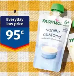 ALDI Mamia Vanilla Custard offer