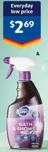 ALDI Power Force Bath & Shower Cleaner offer
