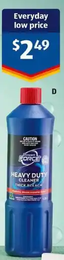 ALDI Power Force Heavy Duty Cleaner offer