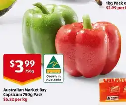 ALDI Australian Market Buy Capsicum Pack offer