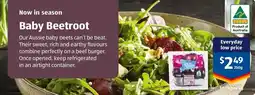 ALDI Baby Beetroot offer