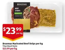 ALDI Bruemar Marinated Beef Strips offer