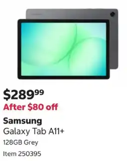 Costco Samsung galaxy tab a11 128gb grey offer