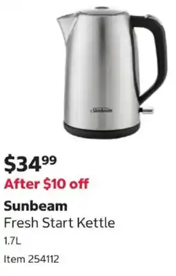 Costco Sunbeam Fresh Start Kettle offer