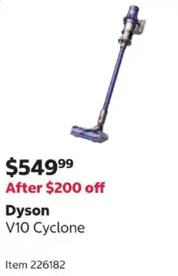 Costco Dyson V10 Cyclone offer