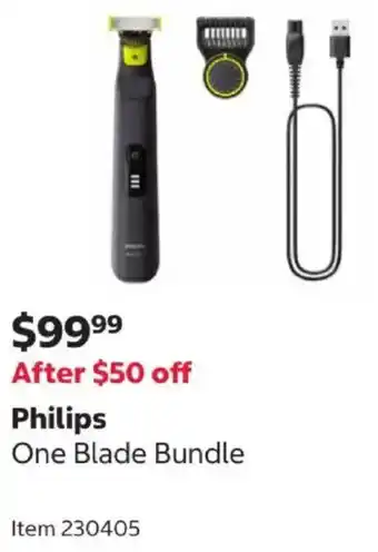 Costco Philips One Blade Bundle offer