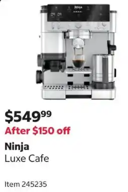 Costco Ninja Luxe Cafe offer