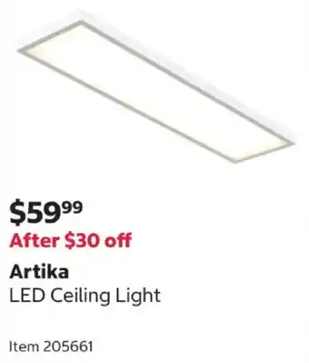 Artika led ceiling light