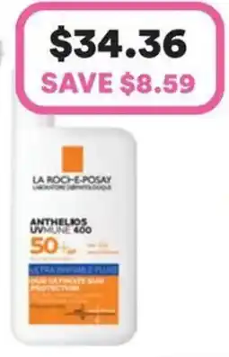 Priceline La roche posay anthelios uvmune 400 invisible fluid 50+ offer