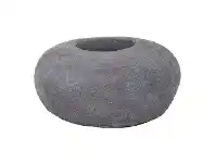 LivingStyles Rock Cement Planter, Large offer