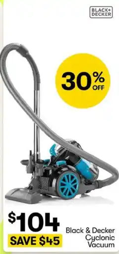 BIG W Black & Decker Cyclonic Vacuum offer