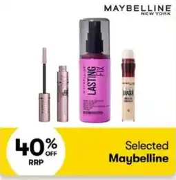 BIG W Selected Maybelline offer