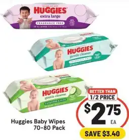 IGA Huggies Baby Wipes offer