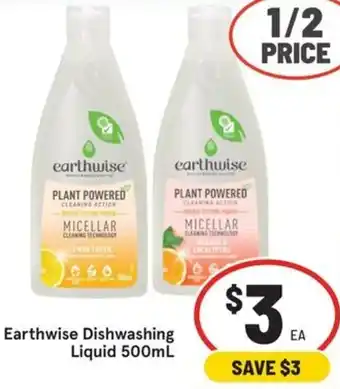 IGA Earthwise Dishwashing Liquid offer
