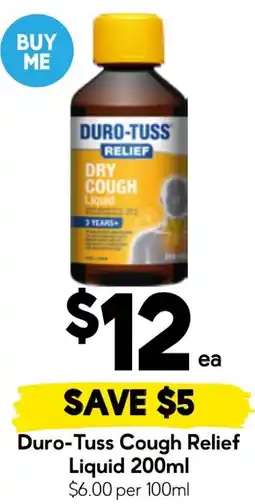 Drakes Duro-Tuss Cough Relief Liquid offer