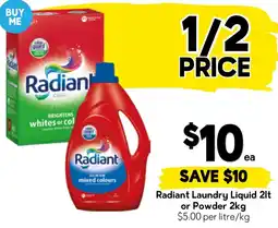 Drakes Radiant Laundry Liquid or Powder offer