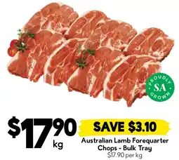 Drakes Australian Lamb Forequarter Chops offer