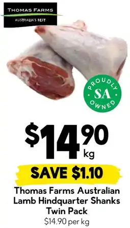 Drakes Thomas Farms Australian Lamb Hindquarter Shanks offer