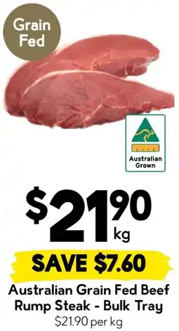 Drakes Australian Grain Fed Beef Rump Steak offer