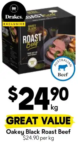 Drakes Oakey Black Roast Beef offer