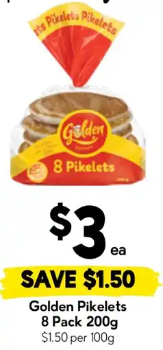 Drakes Golden Pikelets offer