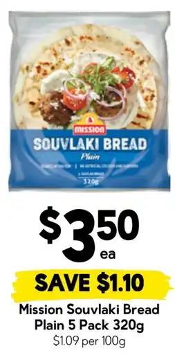 Drakes Mission Souvlaki Bread Plain offer