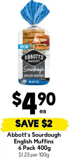 Drakes Abbott's Sourdough English Muffins offer
