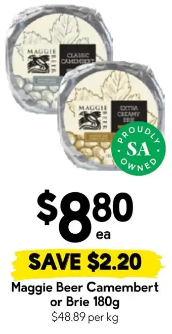 Drakes Maggie Beer Camembert or Brie offer