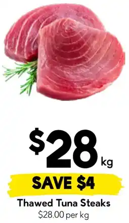Drakes Thawed Tuna Steaks offer