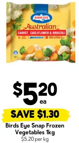 Drakes Birds Eye Snap Frozen Vegetables offer