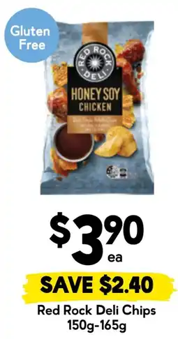Drakes Red Rock Deli Chips 150g-165g offer
