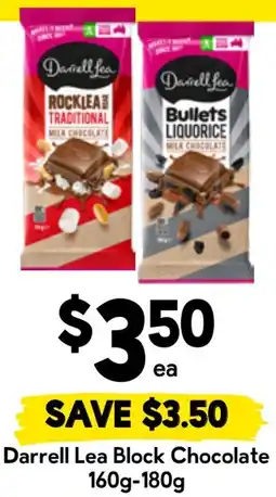 Drakes Darrell Lea Block Chocolate offer