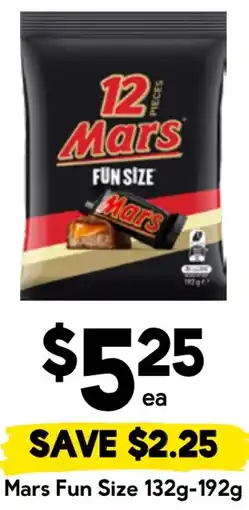 Drakes Mars Fun Size offer