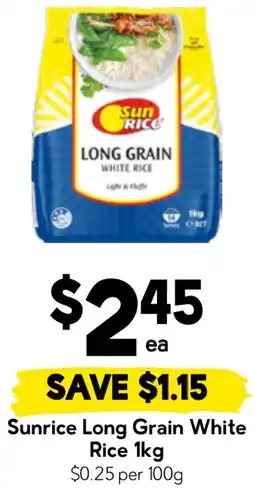 Drakes Sunrice Long Grain White Rice offer