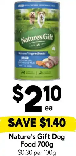 Drakes Nature's Gift Dog Food offer
