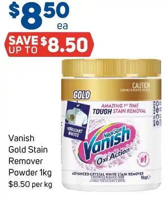 Foodland Vanish Gold Stain Remover Powder offer