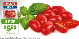 Foodland Sweet Delight Mini Roma Tomatoes offer