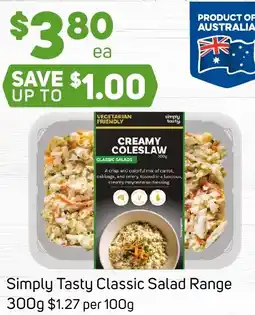 Foodland Simply Tasty Classic Salad Range offer