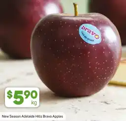 Foodland New Season Adelaide Hills Bravo Apples offer